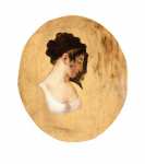 Louis-Leopold Boilly - Profile of a Young Womans Head